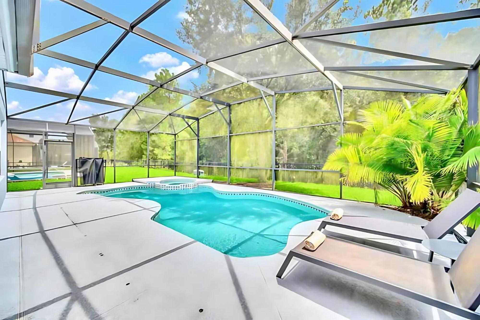 6Br Resort Home Near Disney - With Private Pool Hot Tub And Games Room Kissimmee Eksteriør billede