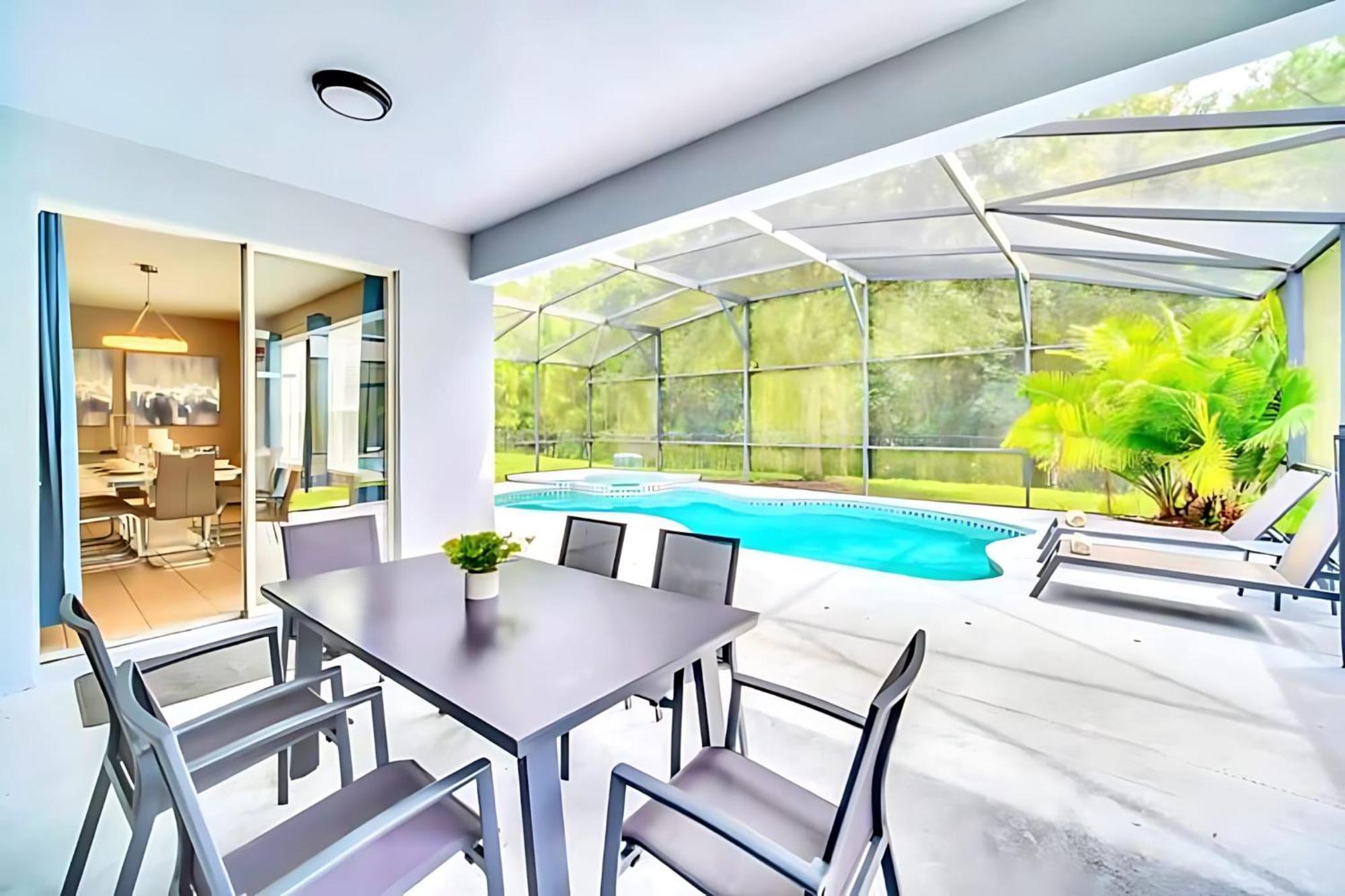 6Br Resort Home Near Disney - With Private Pool Hot Tub And Games Room Kissimmee Eksteriør billede